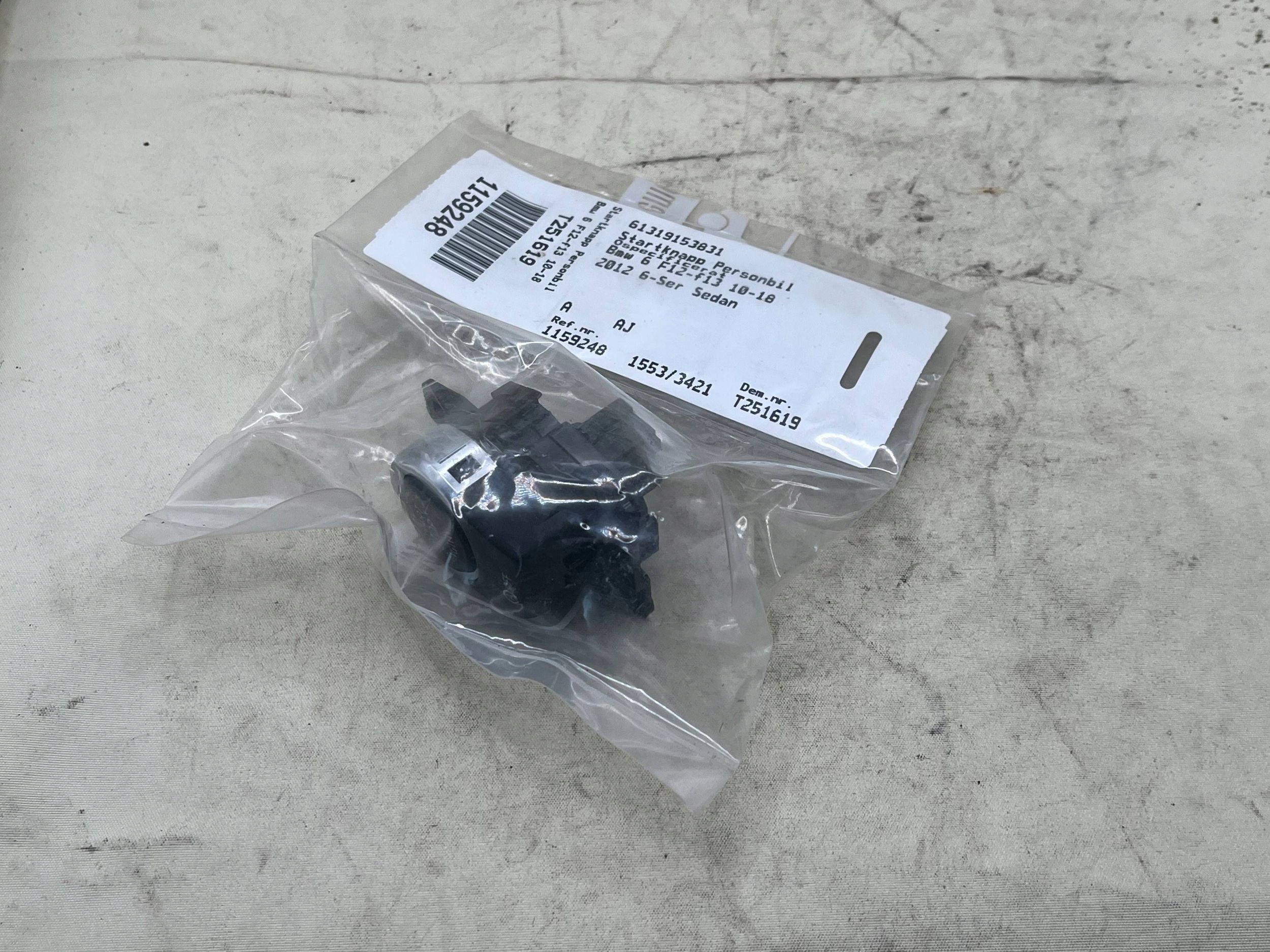 button START STOP BMW 5 F10 922523003 !J