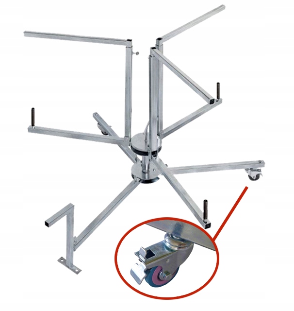 Odvíjač Rúr Pex Rúr Pre Podlahové Vykurovanie Do 600 M – Zabudované Kolieska