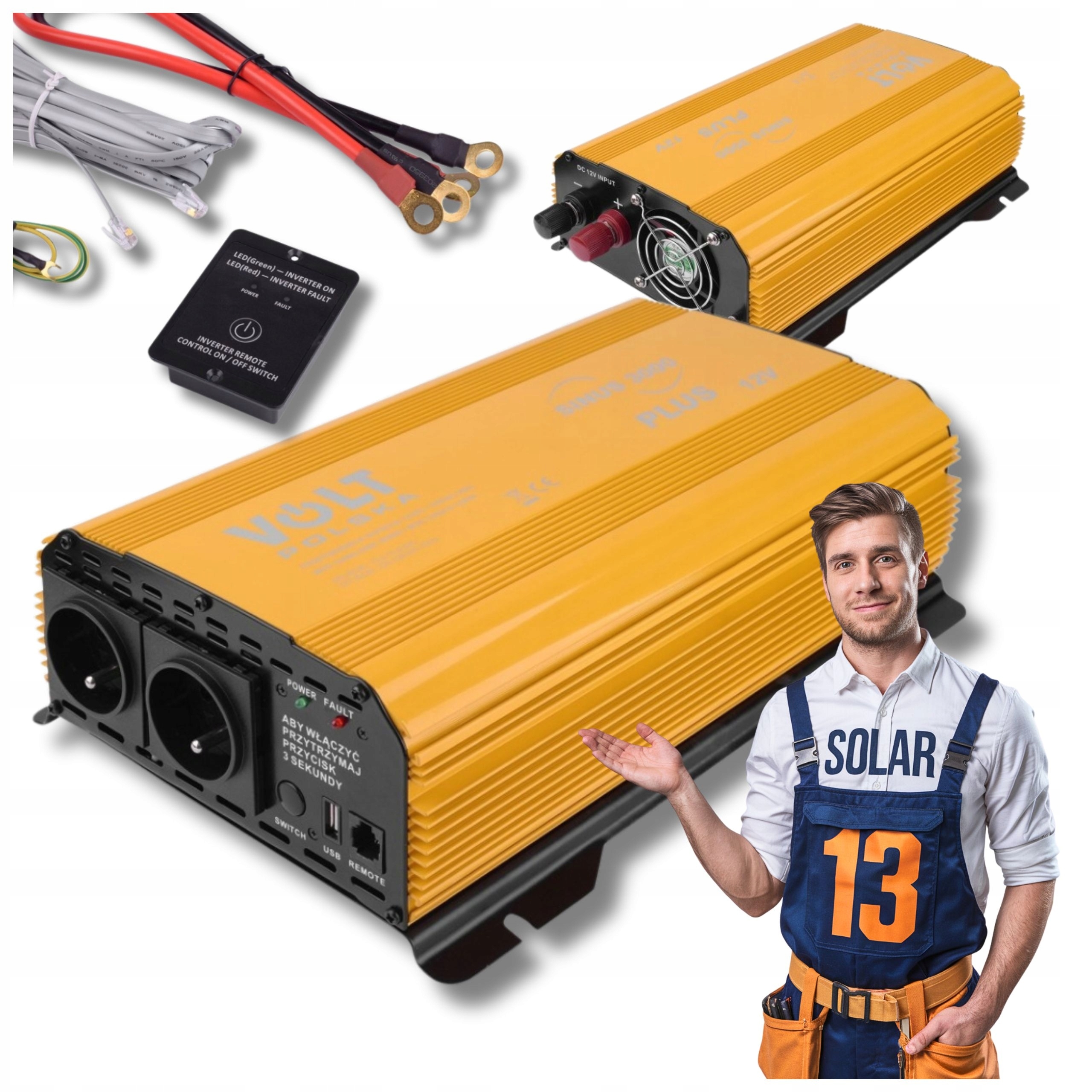 Voltový menič Sinus Plus 3000 12V (1500/3000W)