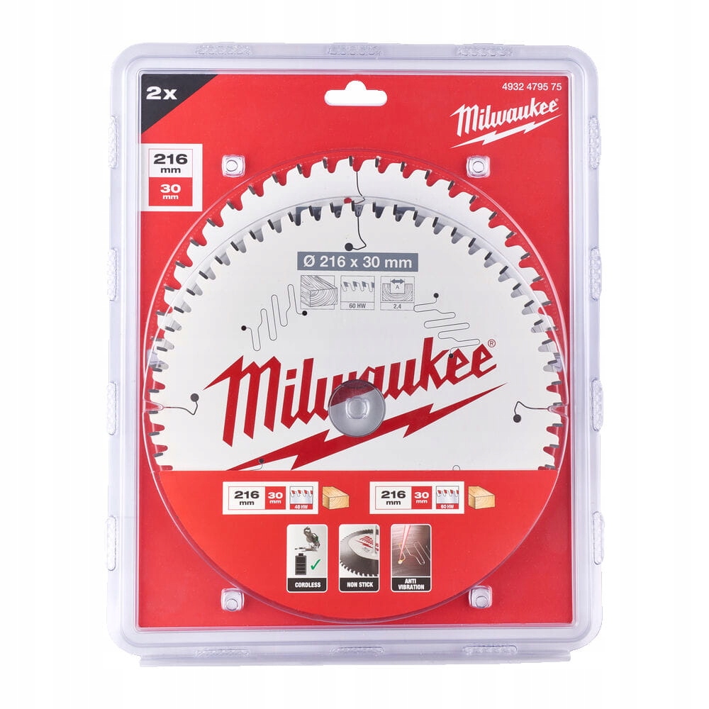 Sada Kotoučů 216x30 Twin Pack Milwaukee 4932479575