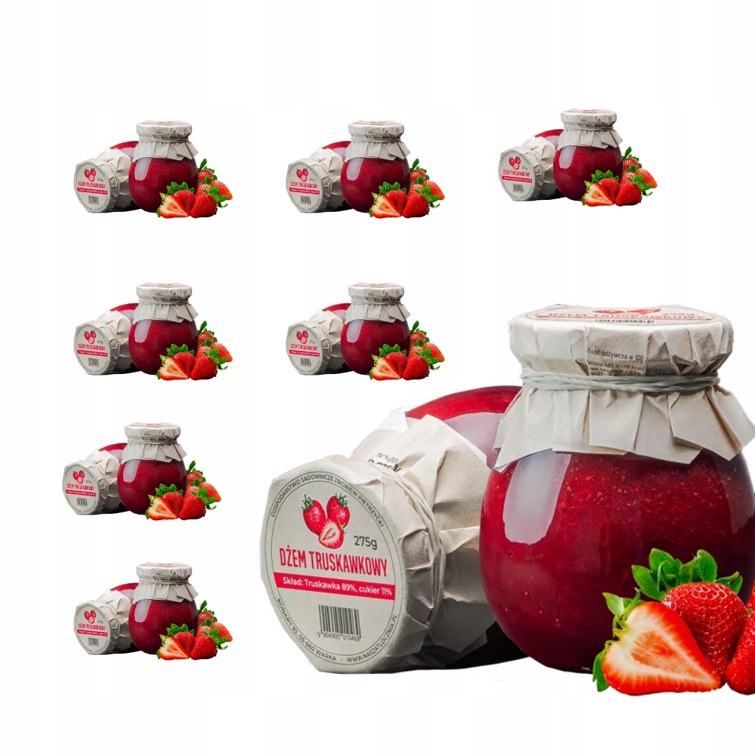 Jahodový džem 8ks x 275 g