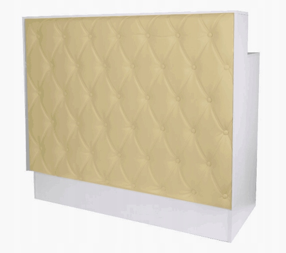 Recepcja fryzjerska pikowana Alia 124 cm kosmetyczna do salonu SPA