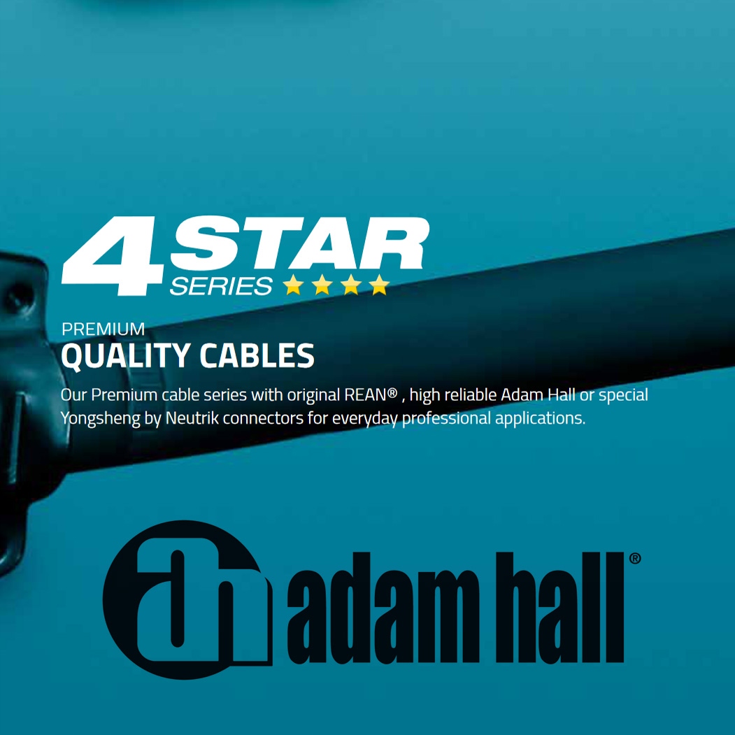 ADAM HALL K4MMF KABEL MIKROFONOWY XLR - XLR 2.5m Marka Adam Hall