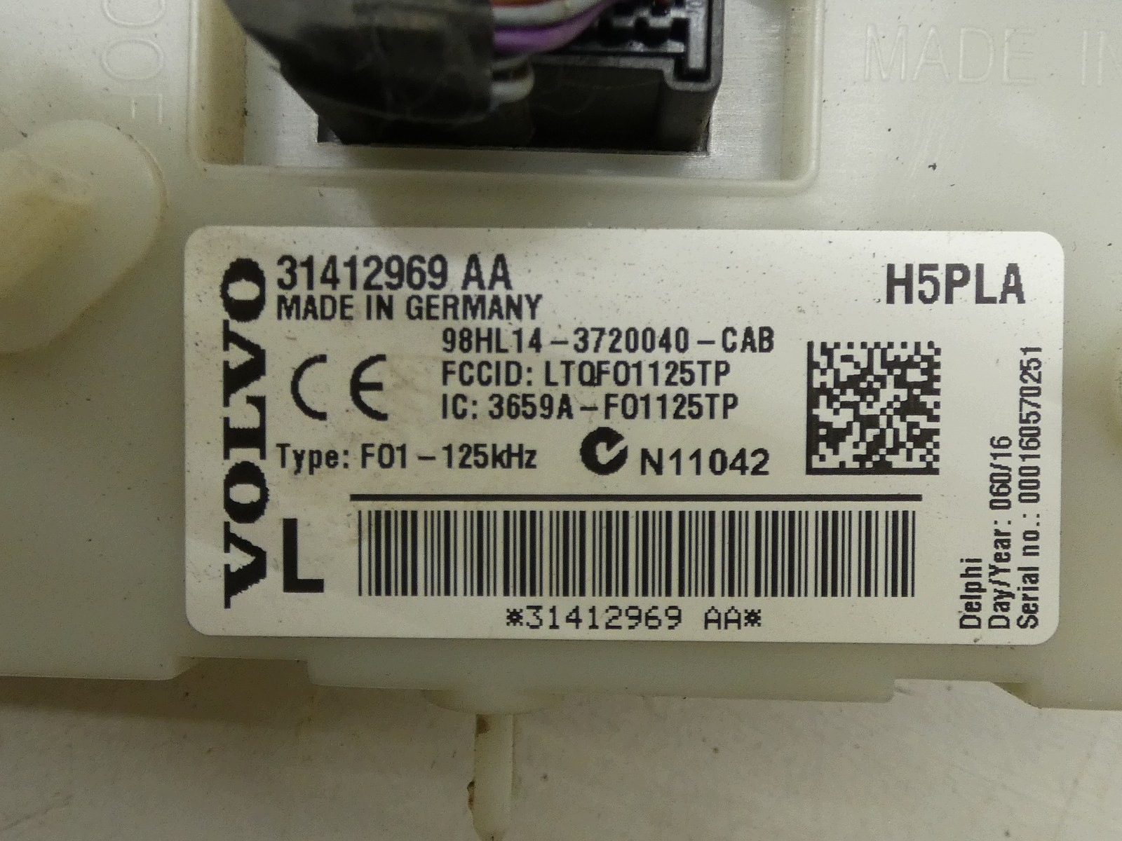 modulo Centralina BSI CENTRALINA FUSIBILI VOLVO S60 II V60 e 31412969AA
