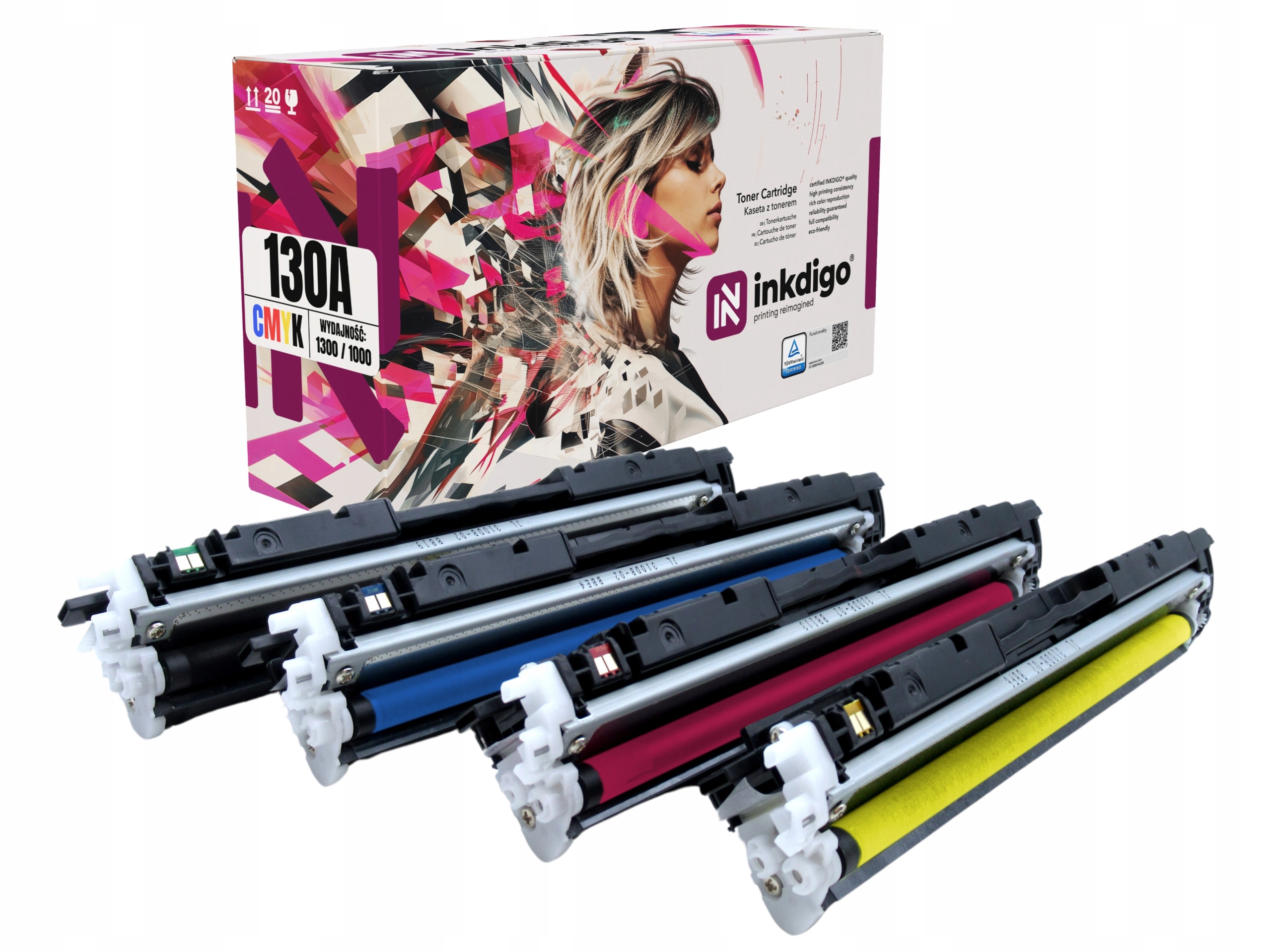 4x Toner do drukarki Hp 130A Color Laserjet Pro Mfp M176n M177fw