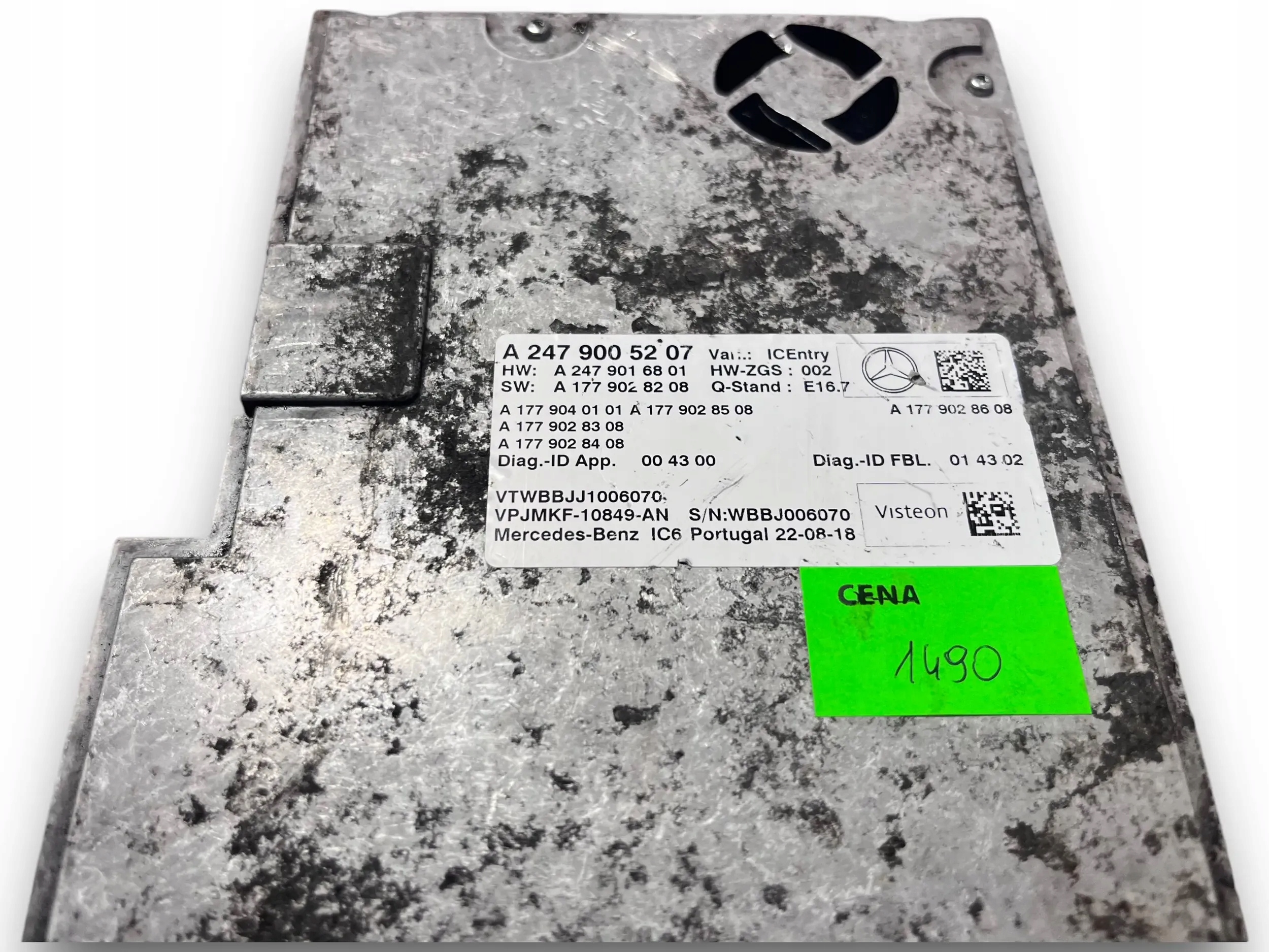 MERCEDES W247 Bedienteil modul des Kombiinstruments A2479005207 @M