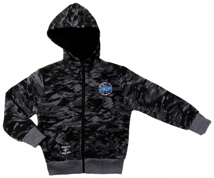 

chłopak Bluza z suwakiem 5172 Rajdówka 3/4Y grafit