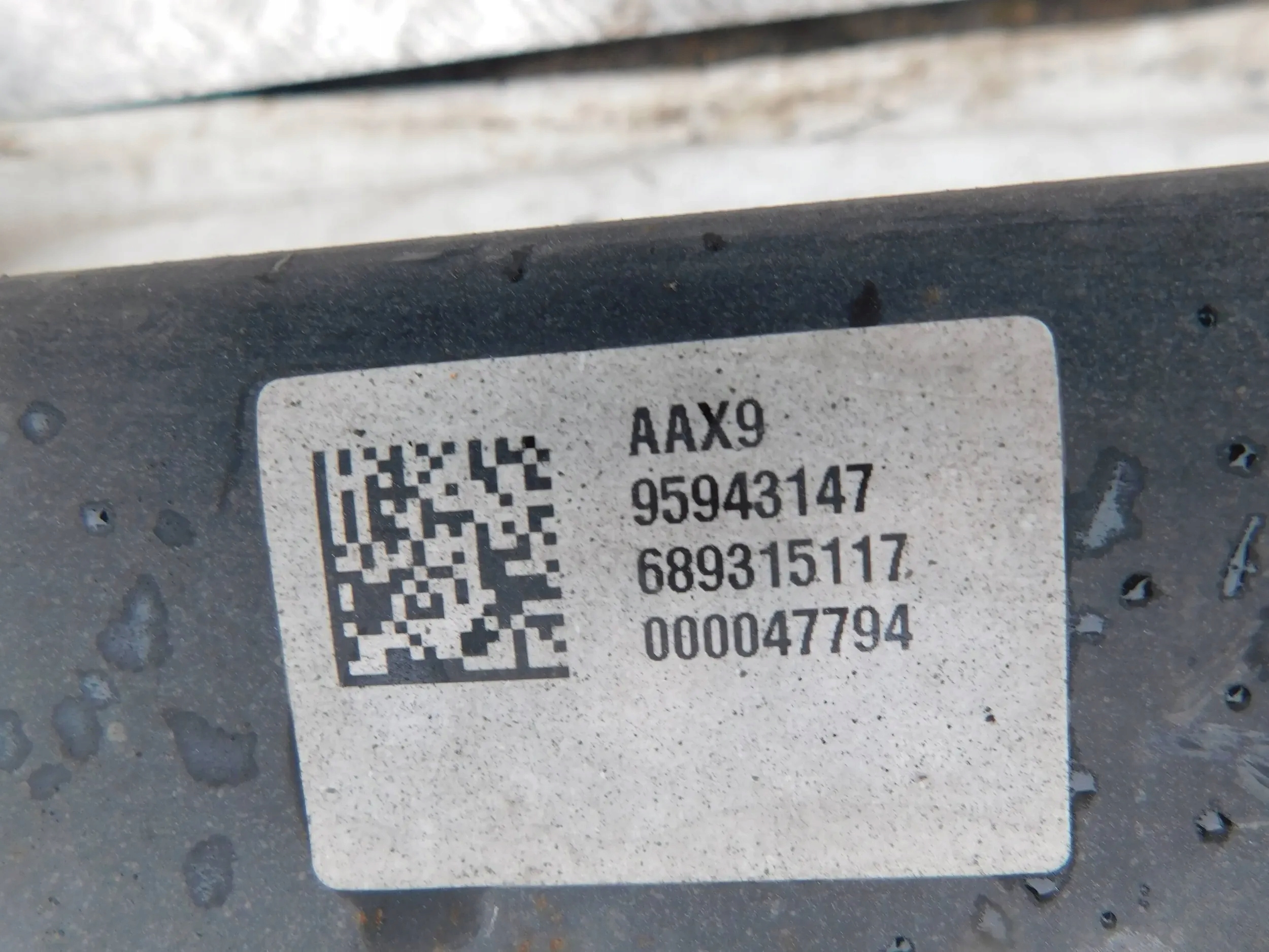 sider rear axis CHEVROLET AVEO T300 HB
