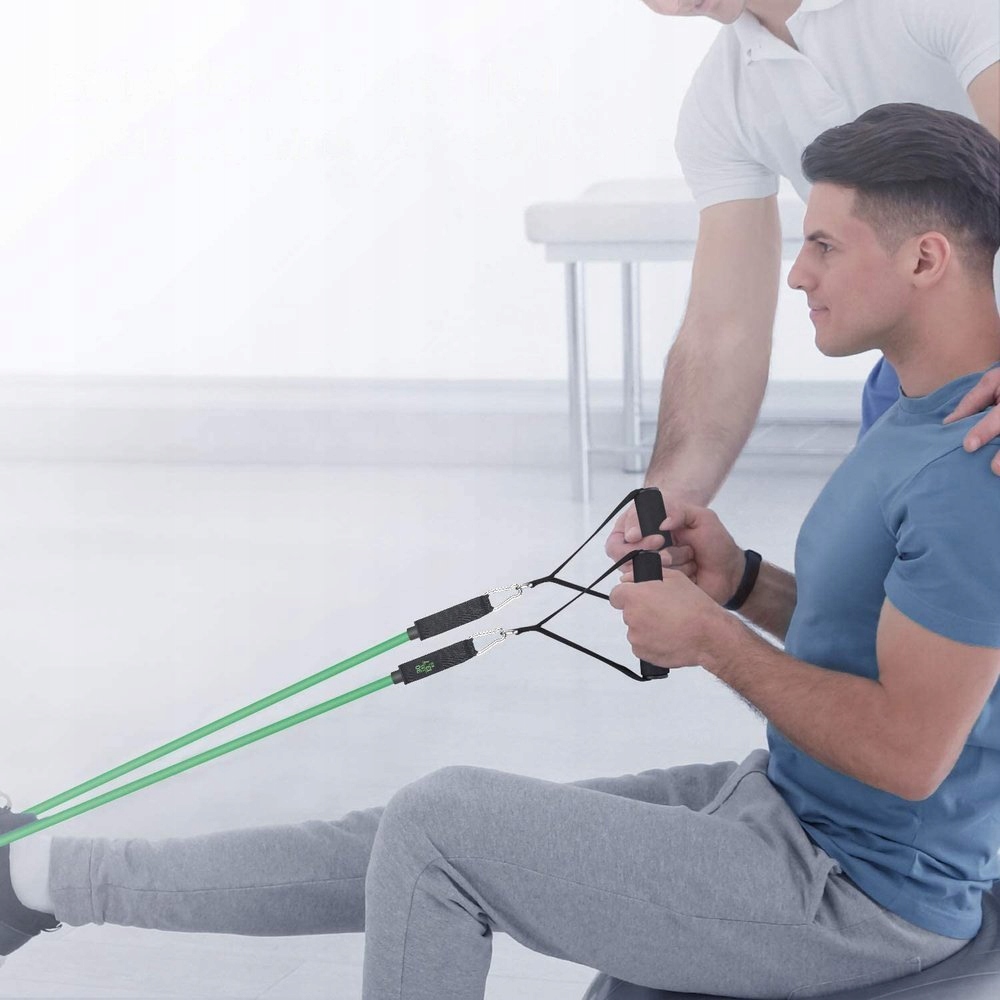 GUMY OPOROWE DO ĆWICZEŃ EKSPANDERY TRENINGOWE FITNESS BANDS ZESTAW 5 GUM Szerokość 1 mm