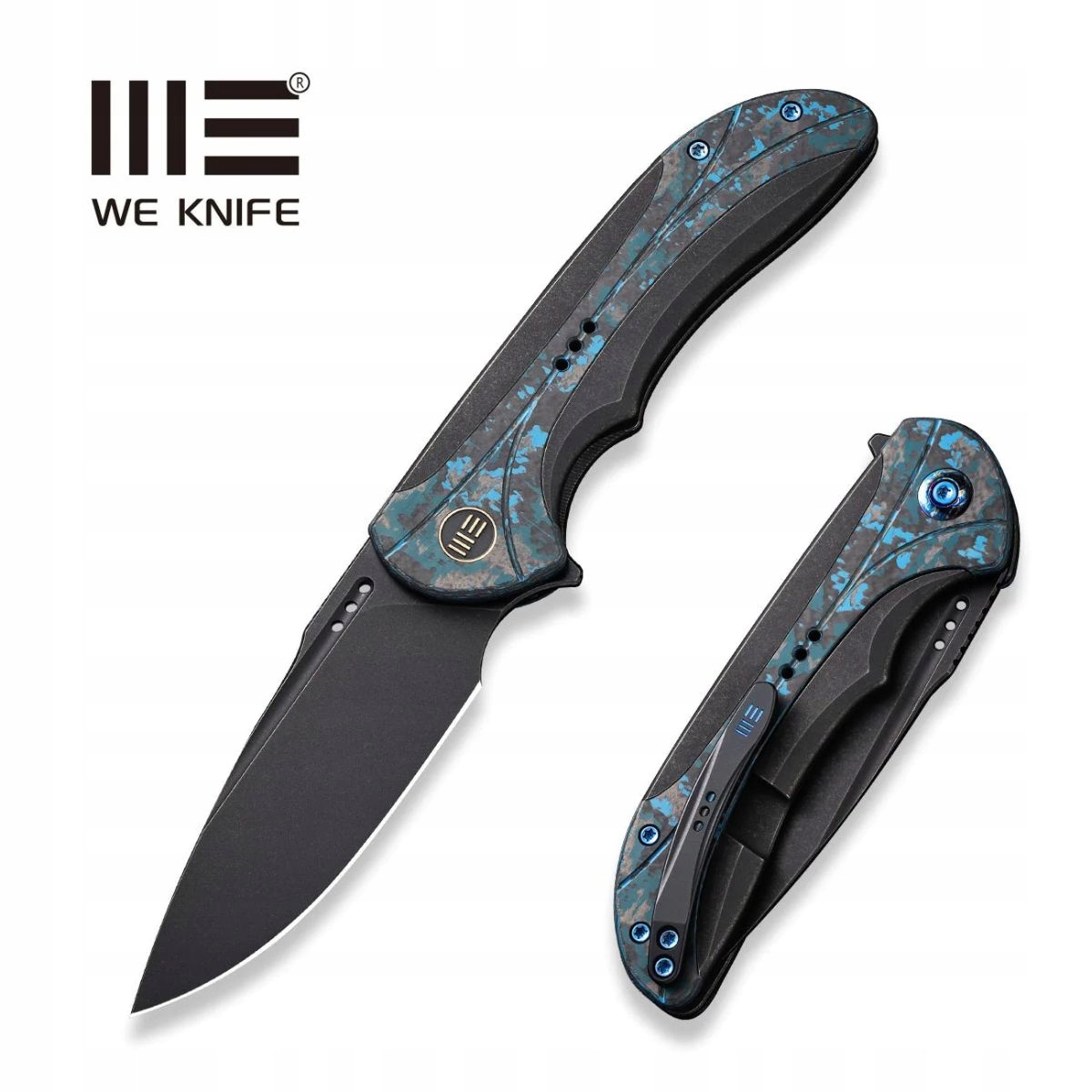 Nůž Edc We Knife Equivik flipper Titanium Cpm 20CV Pouzdro