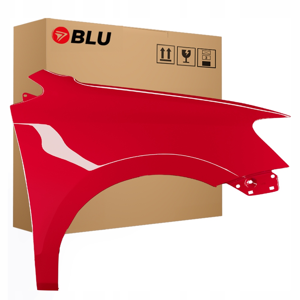 Blu Blatník Vw Polo 6R V 5 LP3G pravý červený 09-17 přední pozink