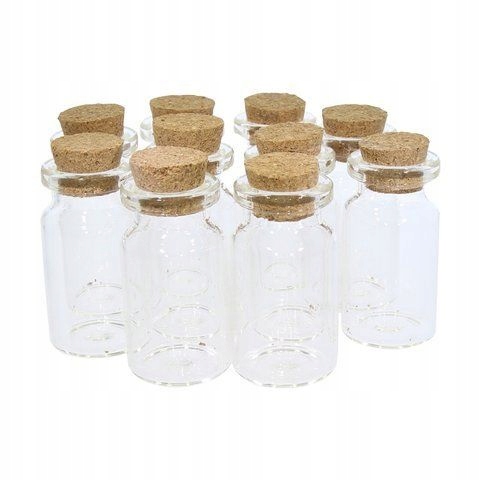 

Słoiczek Buteleczki Szklane z Korkiem 40mm 20szt
