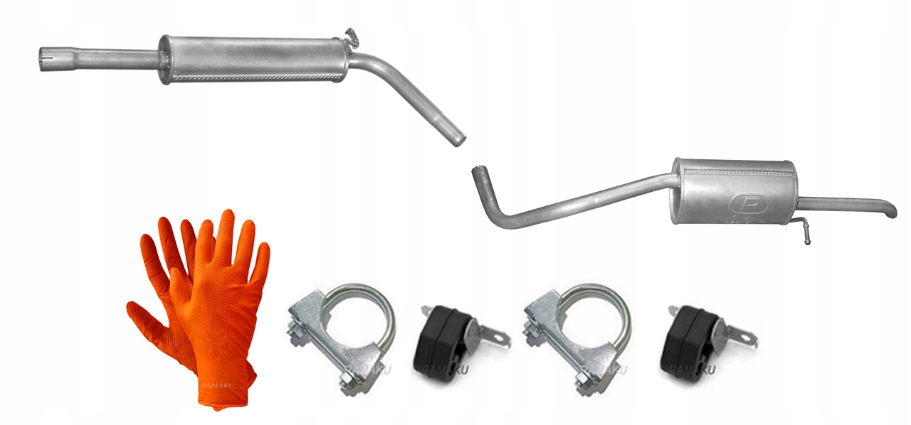 Škoda Fabia 1.2i 40-47 kW (2005-10/2007) Kombi Tlumič Středový Koncový