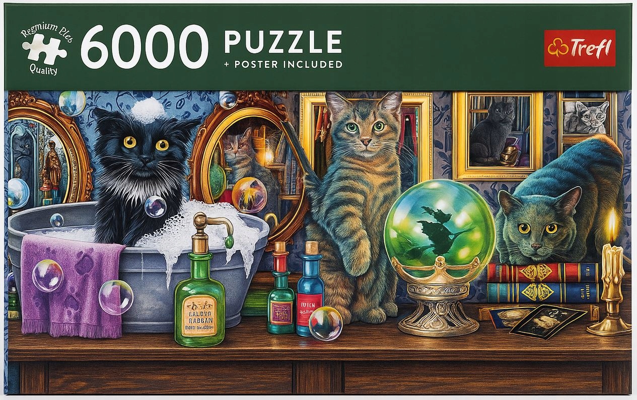 Duży Zestaw Trefl 91991 Puzzle 6000 elementów Premium Plus Quality