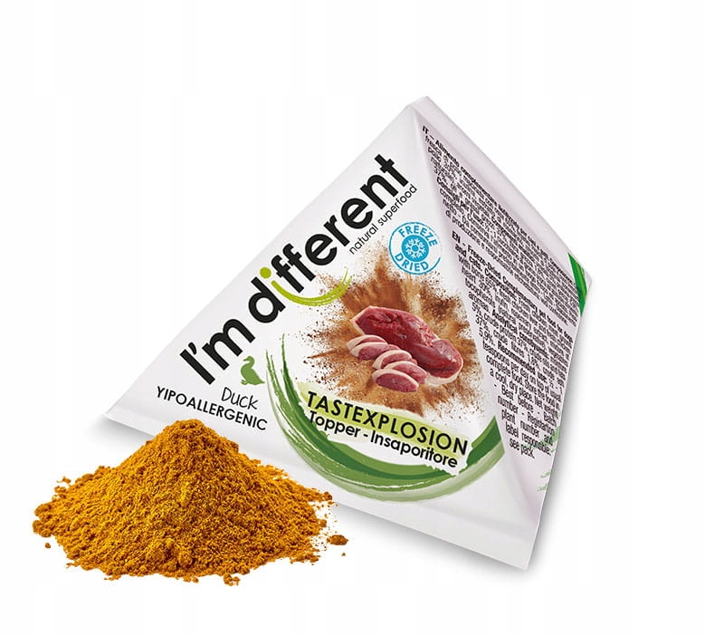 Levně 8 X I M Different Topper Duck Lyofilizovaná Kachní Posypka 8 G