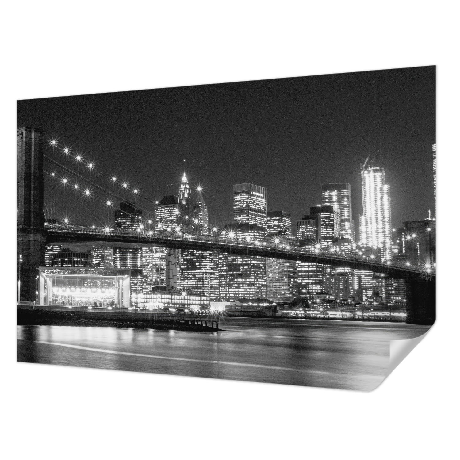 Fototapeta Samolepicí Elegantní dekorace domu Noční panorama 104x70 cm