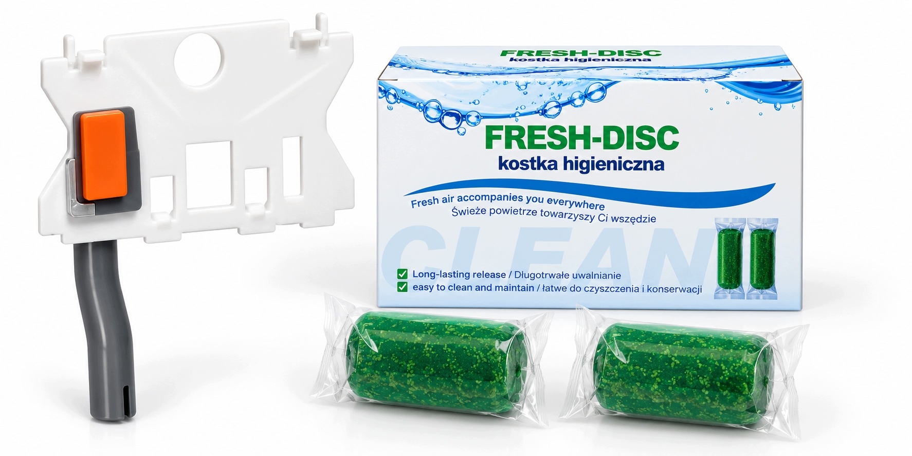 Nádoba Na Kostky Fresh pro stojan Geberit UP720 8CM Fresh Sticks Green