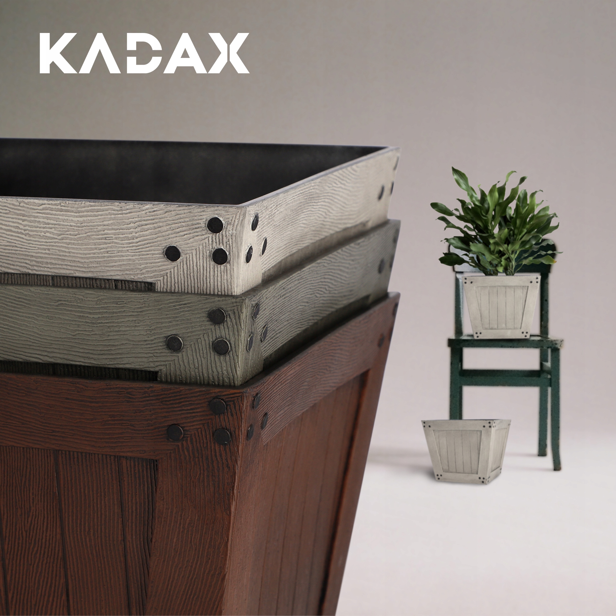 DONICA OSŁONKA NA BALKON TARAS NA KWIATY SZARA Długość (cm) 30 cm