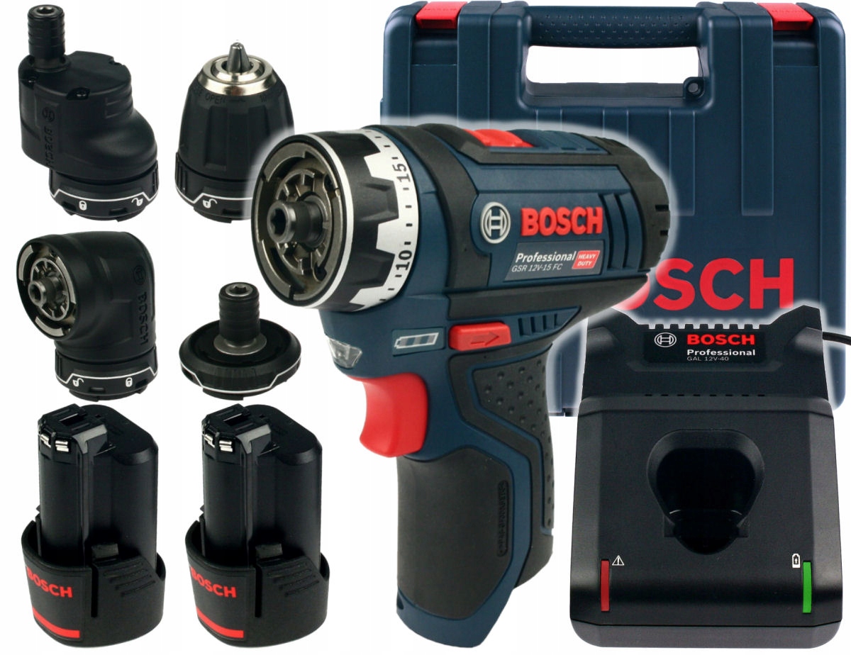 

Wkrętarka Gsr 12V-15 Fc Bosch 2x2,0Ah 5w1 Walizka