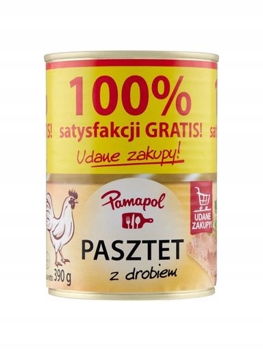 Levně 12 x Pamapol Paštika s drůbežím masem 390 g