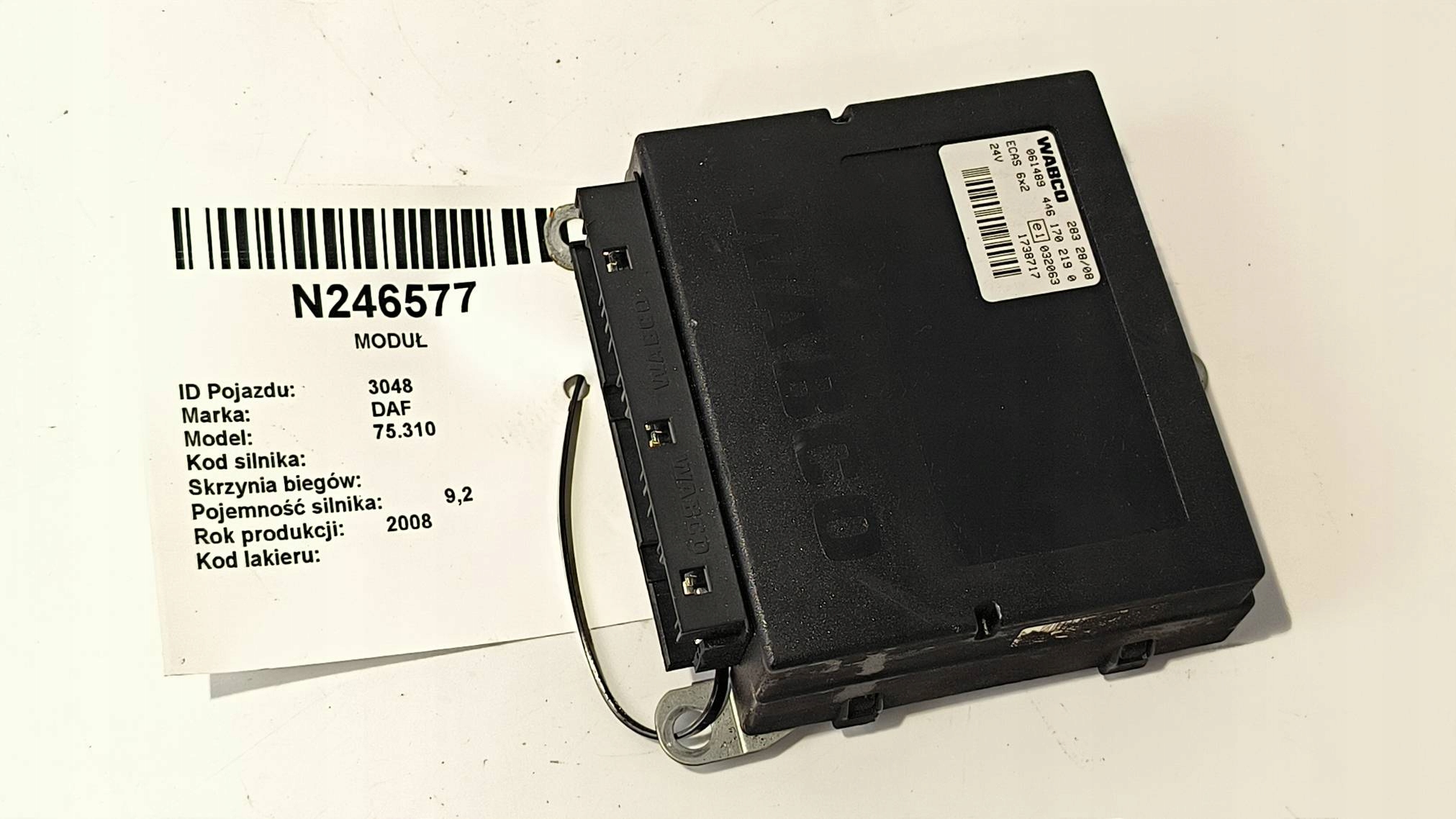 Module ECAS 1738717 DAF 75.310