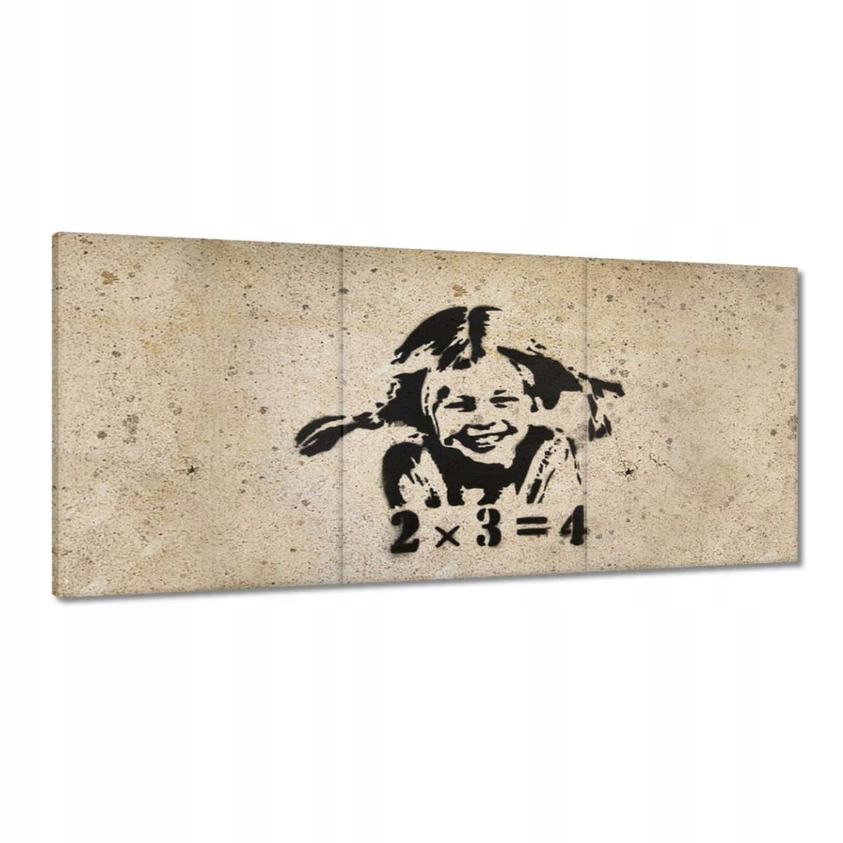 Obrazy 150x70 Banksy Dívka Pihy