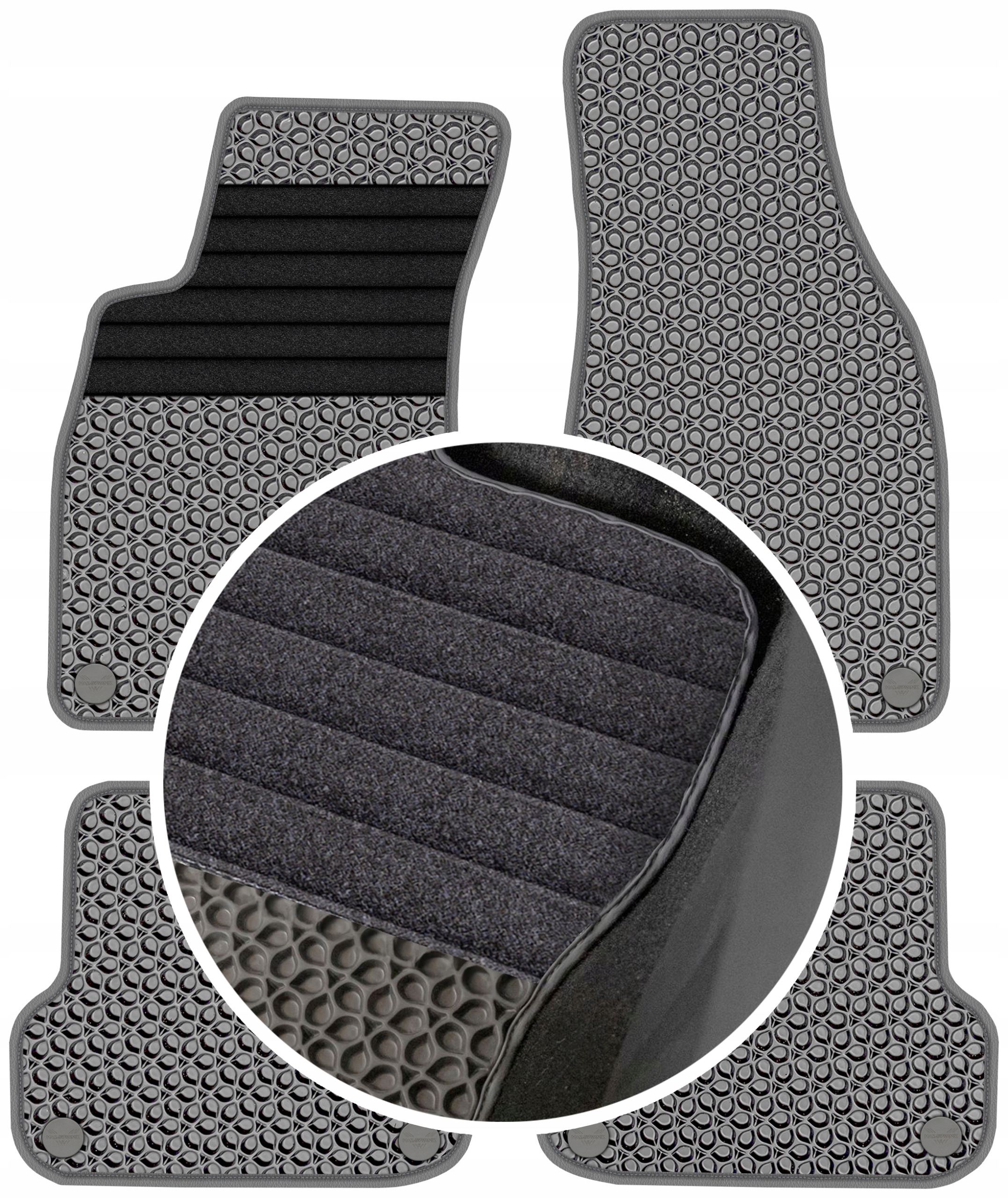 Audi A4 B6 B7 2001-2007 Gumové rohože do auta Eva Eternity