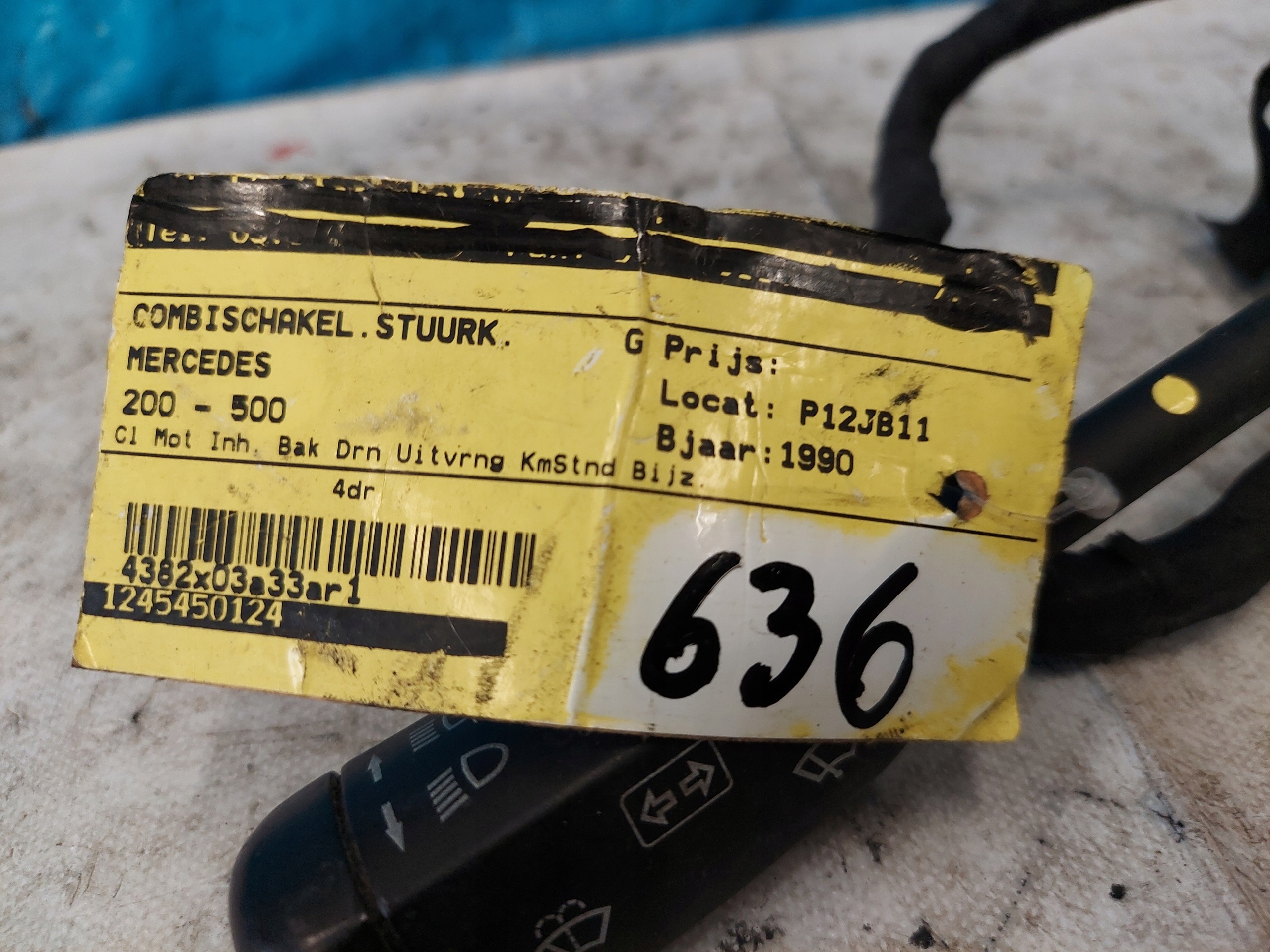 devio luci devio volante devio luci tergicristallo tergi MERCEDES W124 1245450124