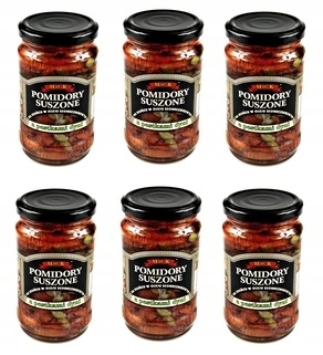 6x 280g Mk Pomidory suszone w oleju słonecznikowym z pestkami dyni Karton