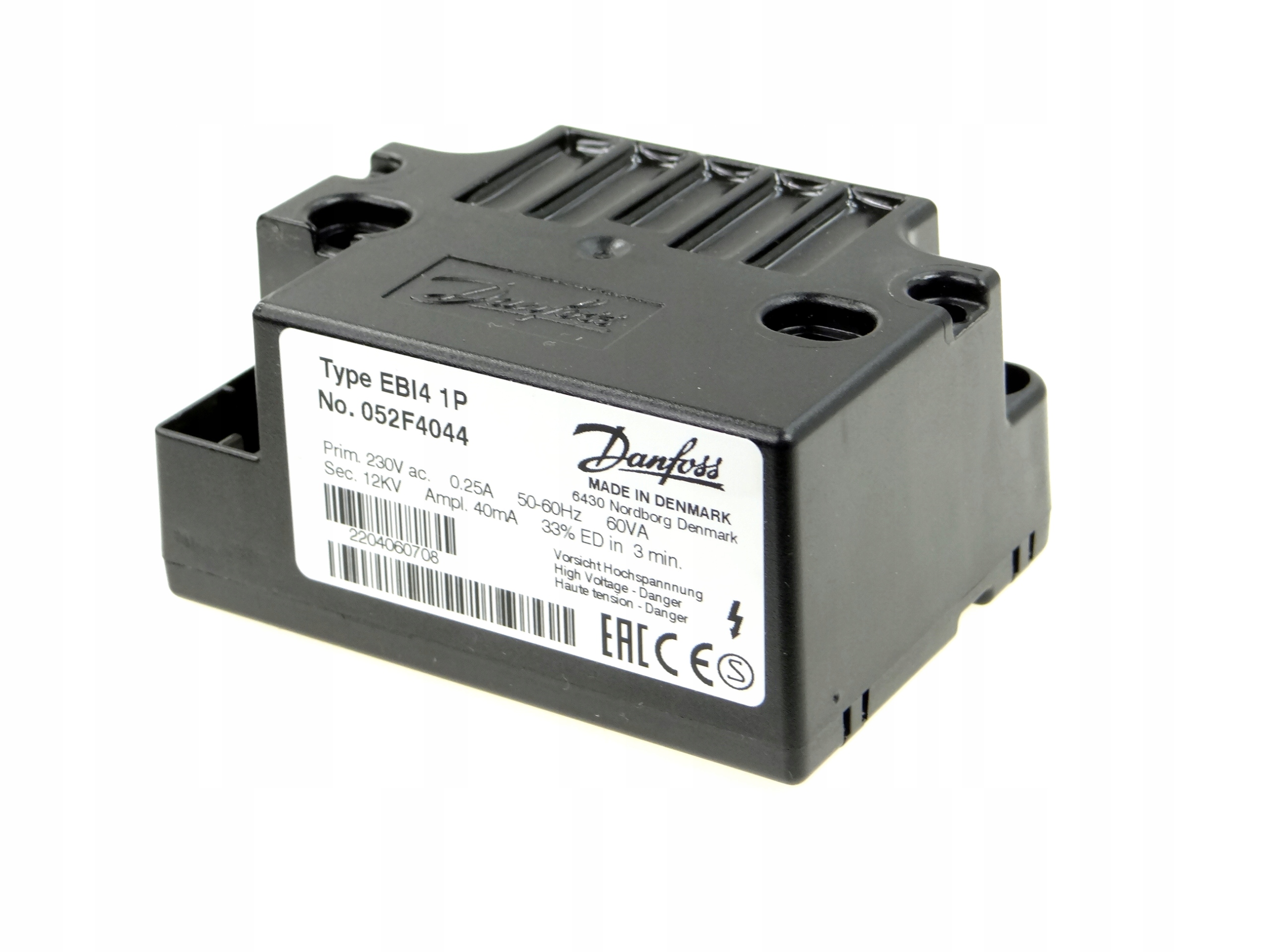 Zapaľovací transformátor Danfoss EBI4 1P-052F4044