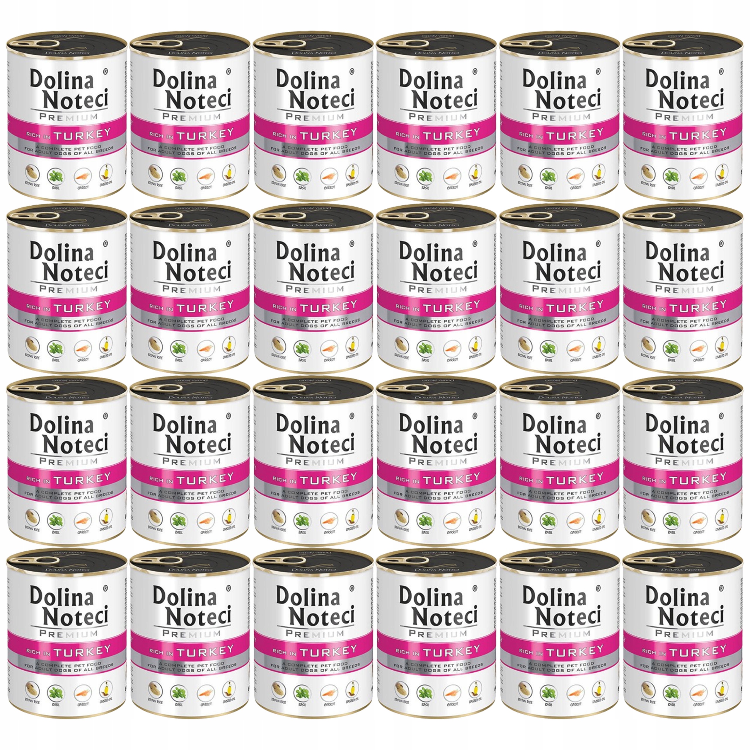 Levně Dolina Noteci Premium Krmivo mokré pro psa Krůta 24 x 800 g zdravé bez obilovin