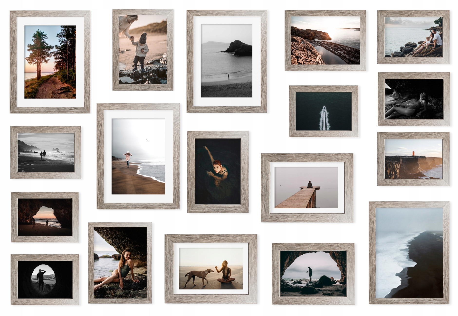 Multirama Madrid – sada rámečků cappuccino