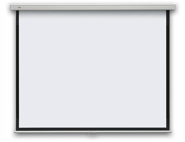 Ekran projekcyjny ścienny sufitowy duży ręczny 165x122 cm 84 cali
