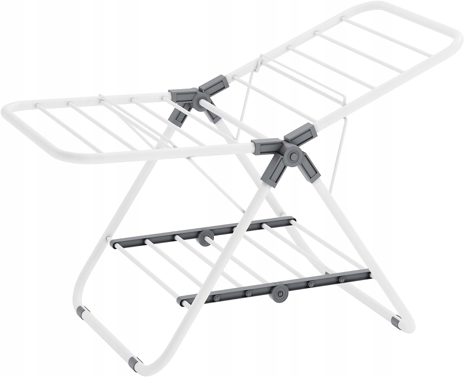 Levně Sušák volně stojící horizontální Songmics 101-101 cm
