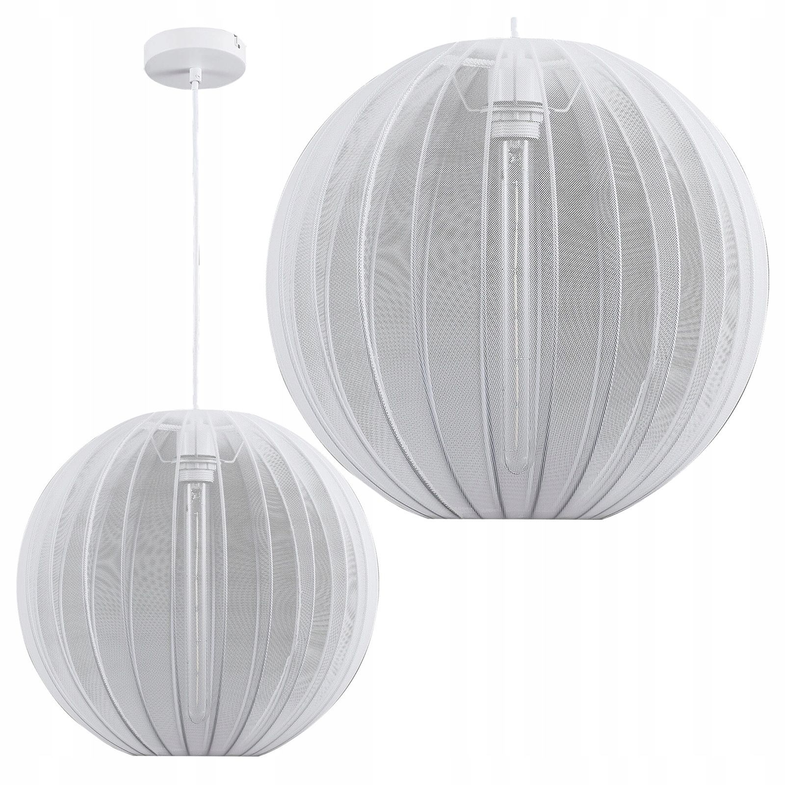 Závěsné Stropní Svítidlo Zwis E27 Bílá Japandi Sanico Goldlux