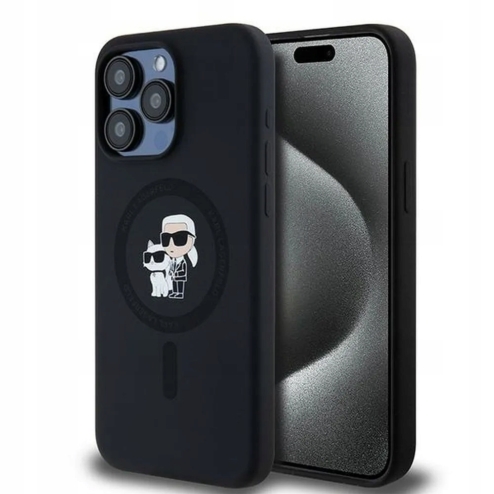 Pouzdro Karl Lagerfeld pro Iphone 15 Pro Max kompatibilní s MagSafe Klh