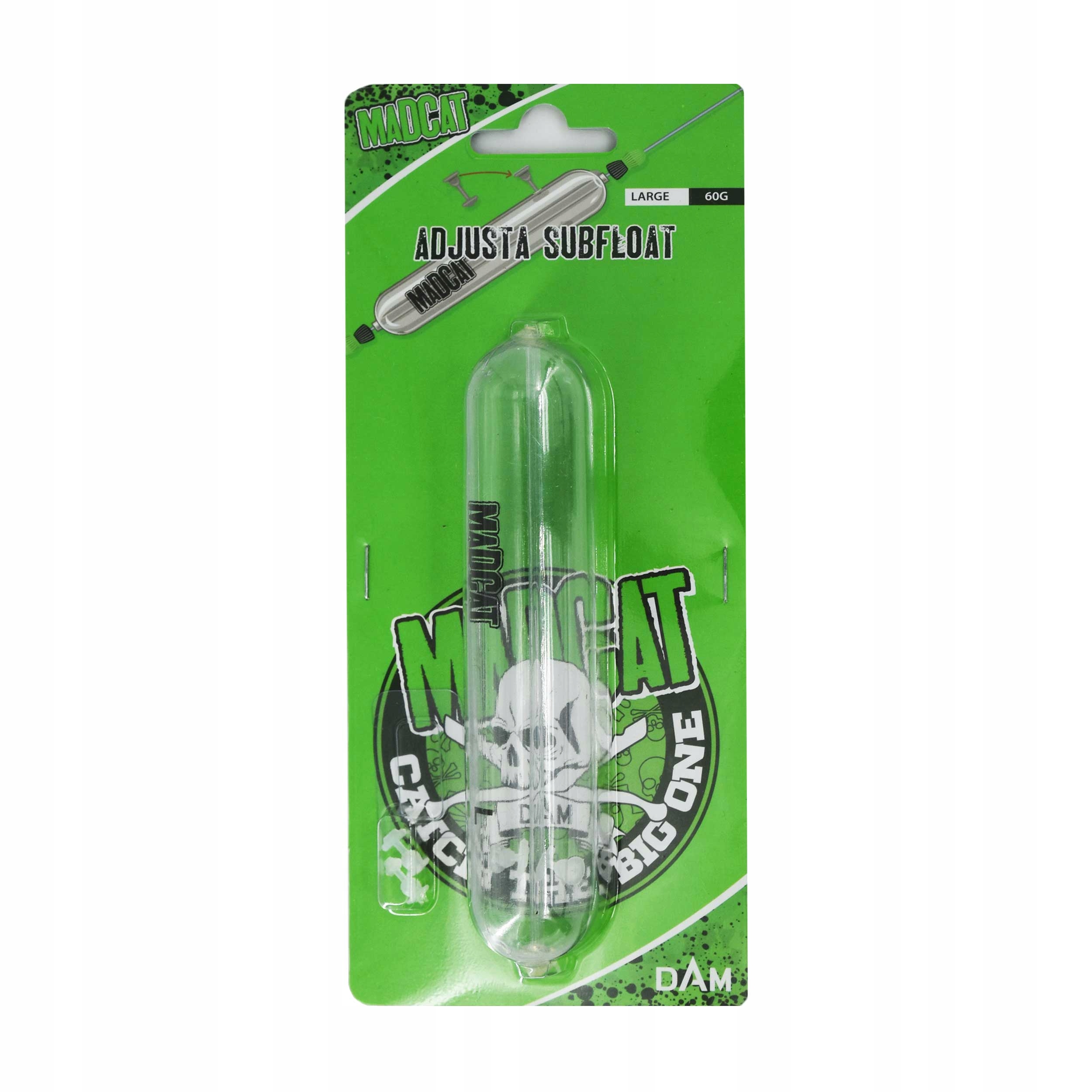 Spławik podwodny pusty Dam MadCat Adjusta Subfloats 13cm 60g 1szt.
