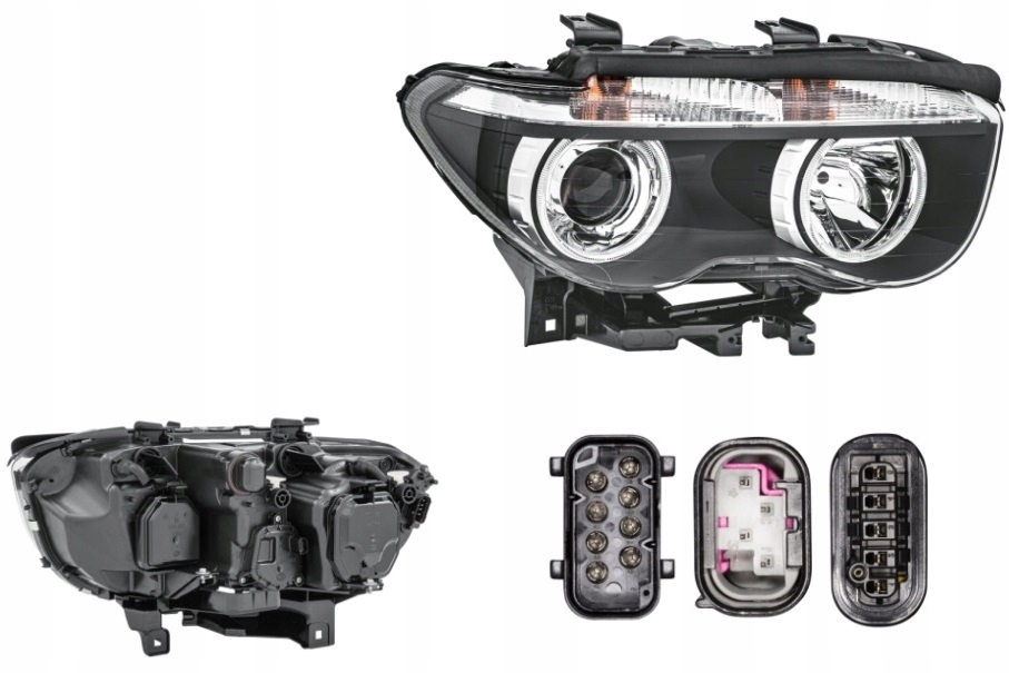 REFLEKTOR PRAWY BMW 7 E65 E66 01-04 KSENON HELLA