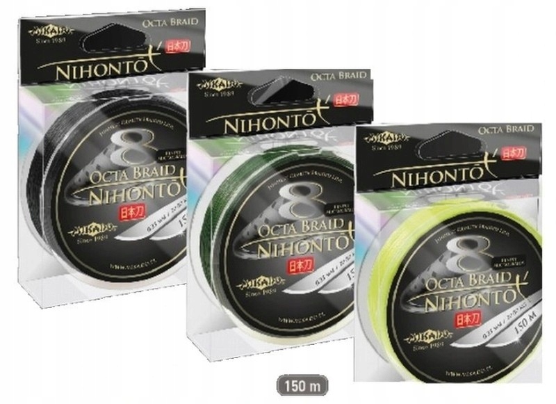 Mikado Nihonto Octa Braid X8 0,23MM Fluo 150M