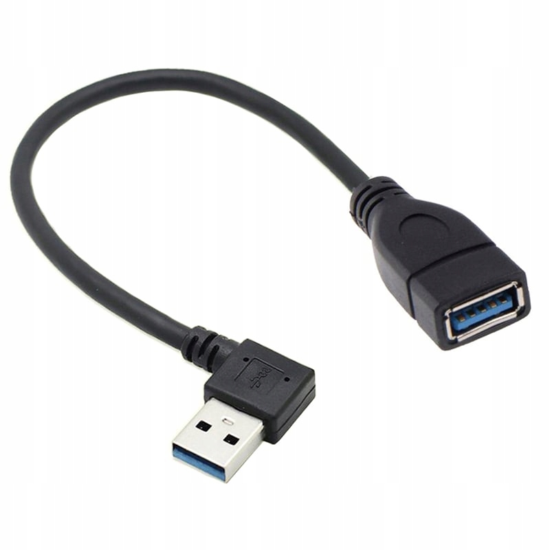 

Adapter Przedłużacz Usb 3.0 Kabel Kątowy Prawy
