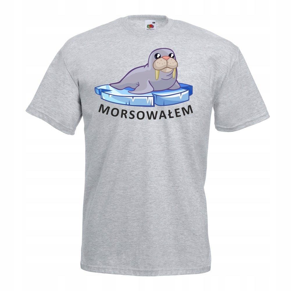 

Koszulka morsowałem morsy morsowanie S szara