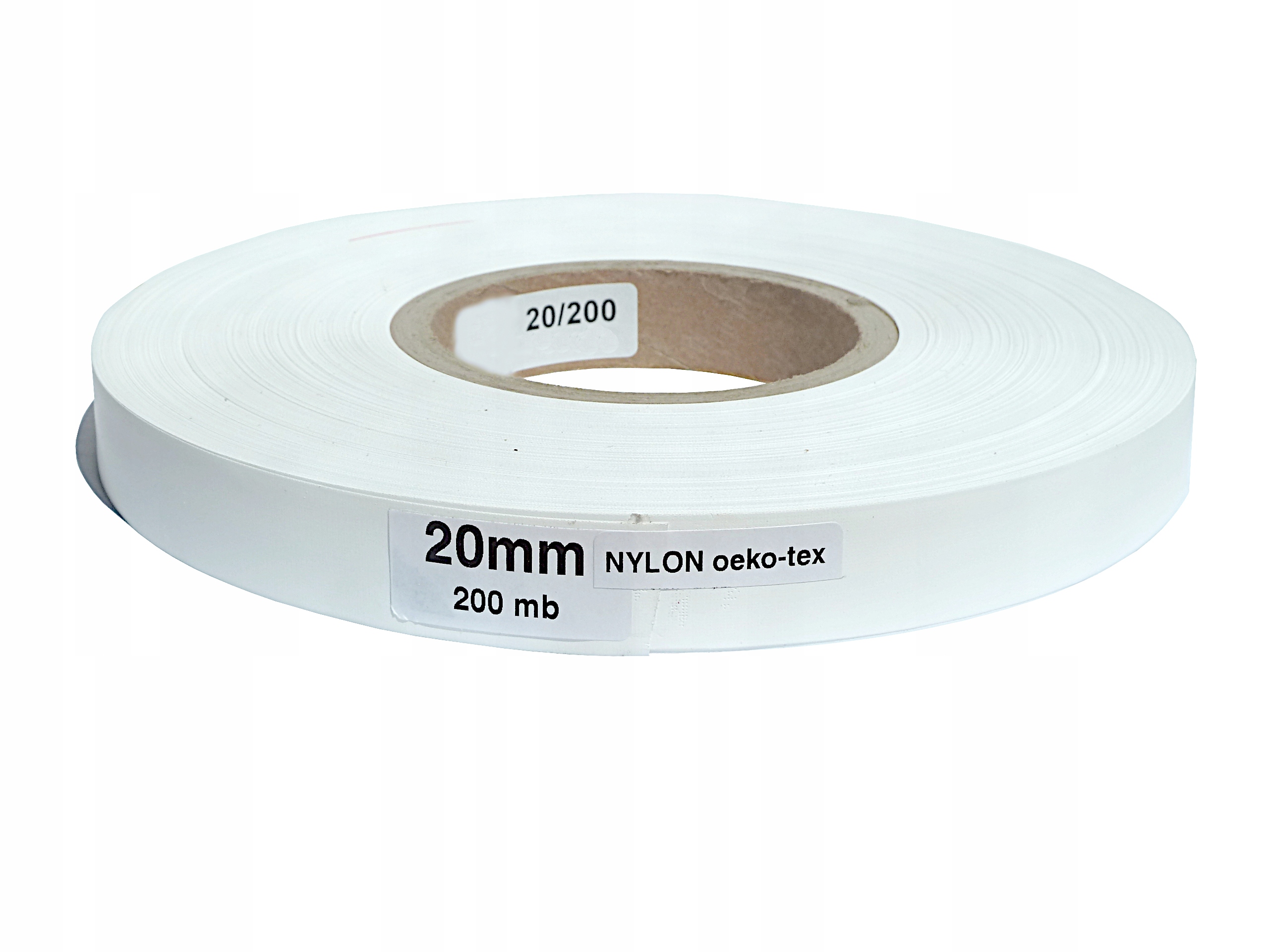 Taśma nylonowa 20mm/200m NYLON do zadruku wszywek