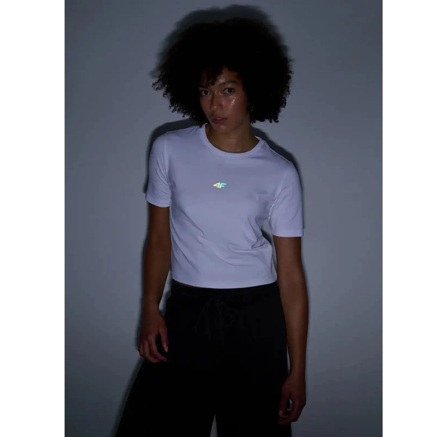KOSZULKA DAMSKA 4F T-SHIRT PODKOSZULEK SPORTOWA NA CO DZIEŃ Rozmiar XXL