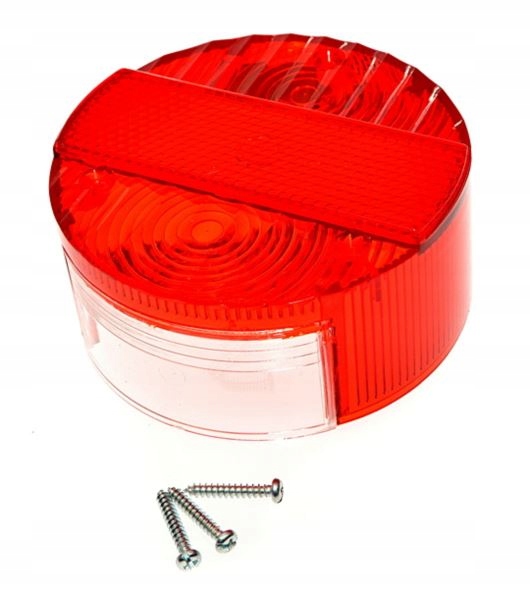 

Klosz lampy tylnej Mz okrągły czerw śrubki Mza