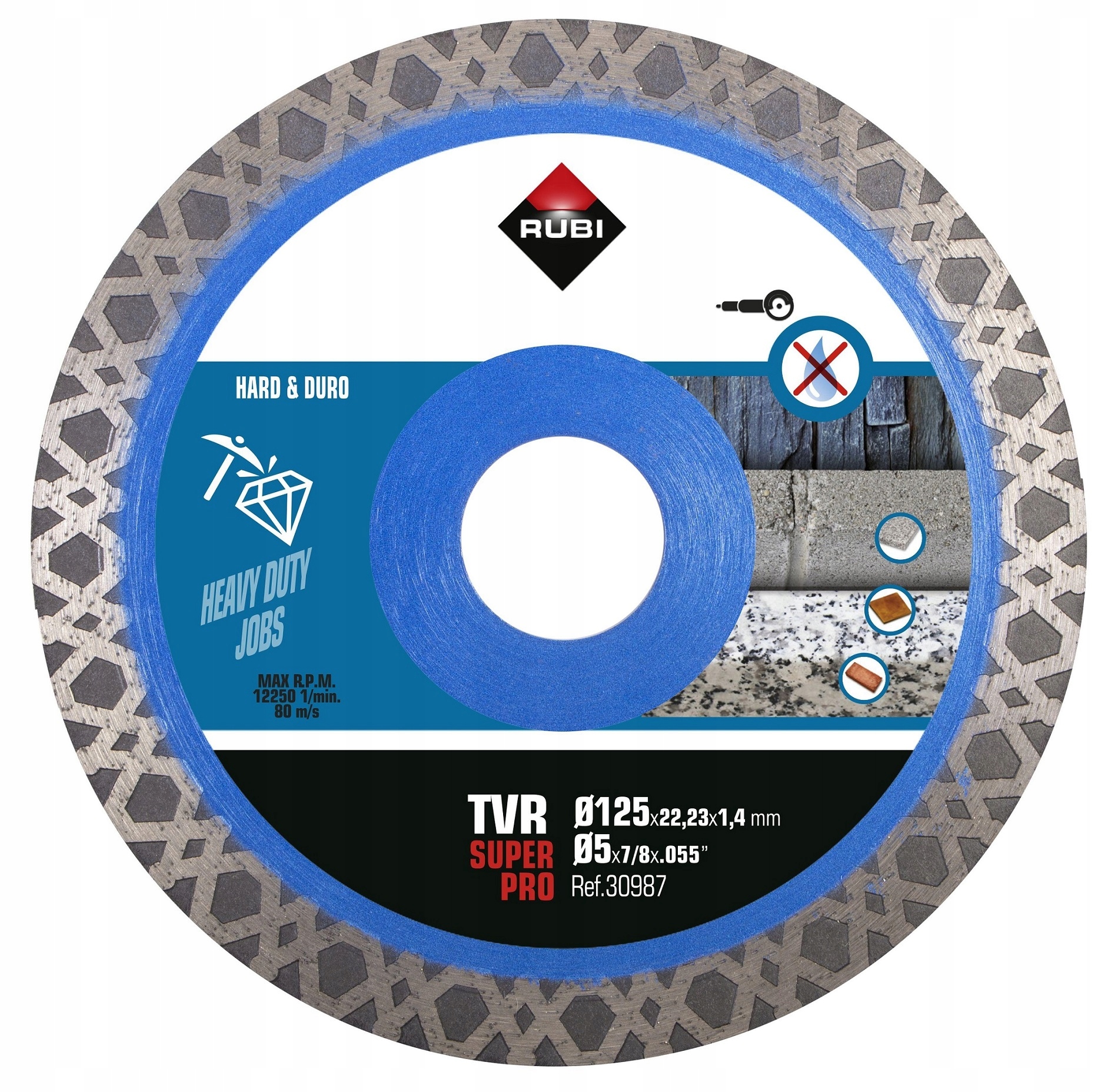 

Tarcza Diamentowa 125mm Rubi Tvr 30987