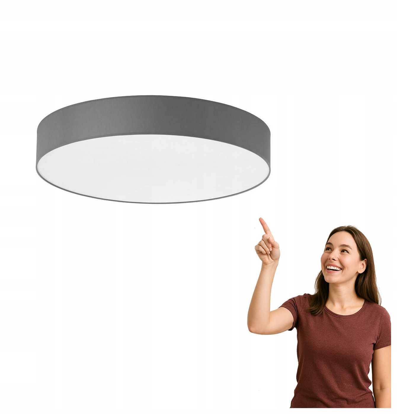 Stropní svítidlo Rondo Graphite 780 Tk Lighting