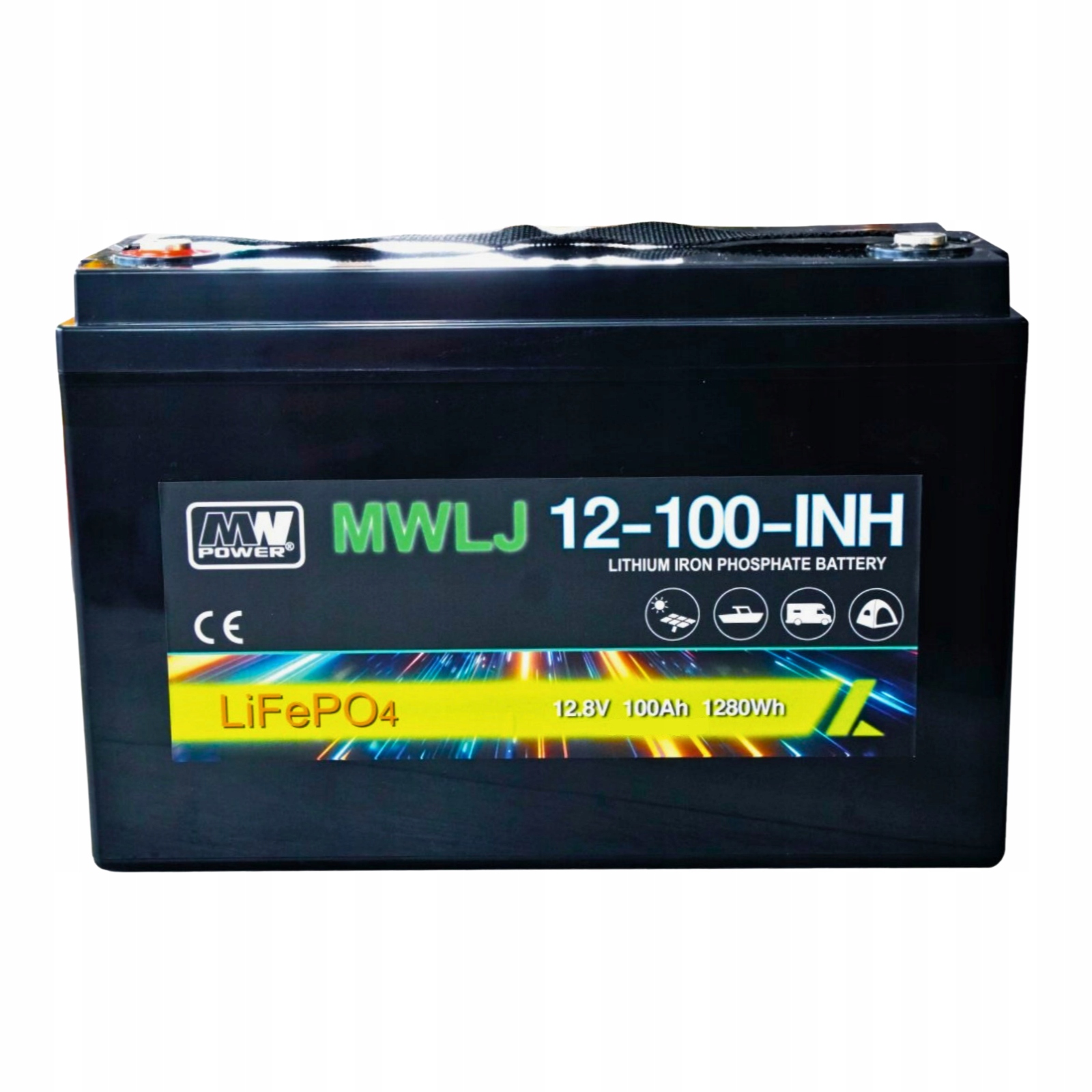 Akumulátor 12V 100Ah LiFePO s Bms Bluetooth ohřívačem Mwlj 12-100-INH