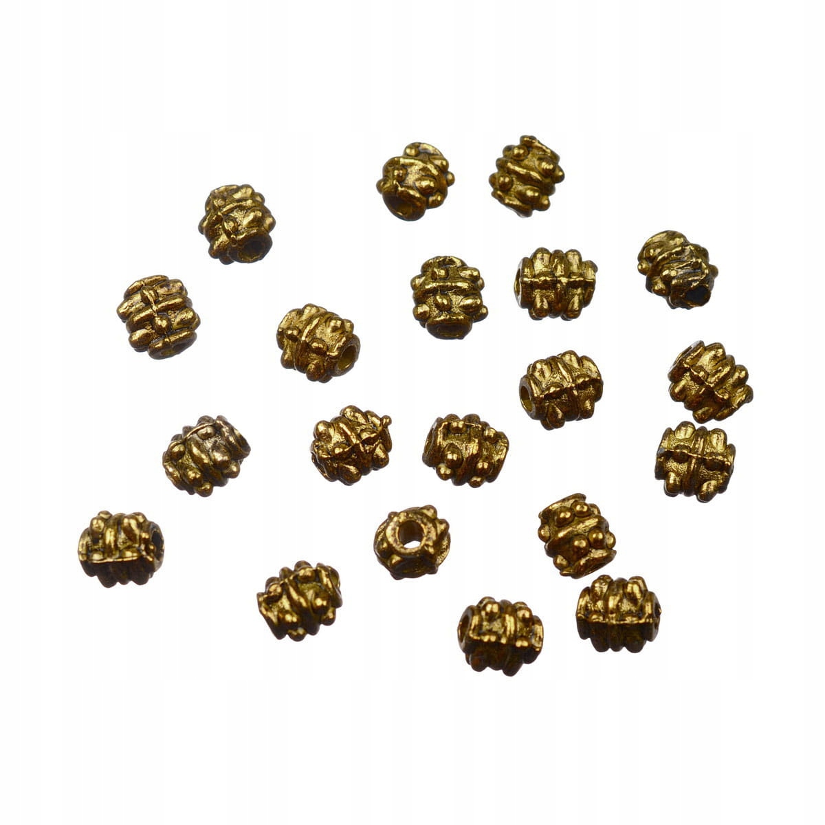 PRM28 Przekładka 4,5x4mm złoto vintage 20szt.