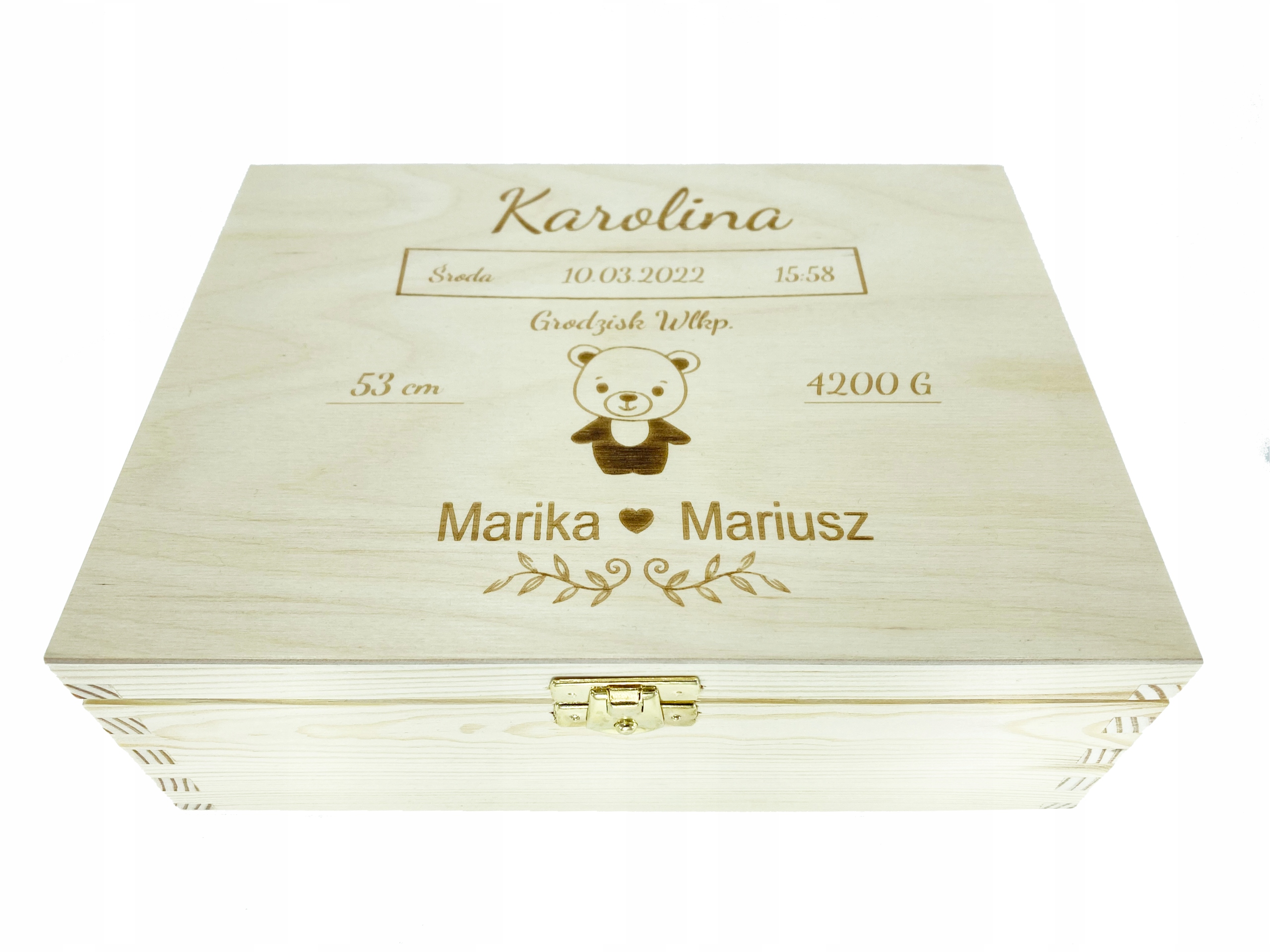 PUDEŁKO WSPOMNIEŃ PREZENT CHRZCINY ROCZEK +DODATKI Okazja upominek uniwersalny