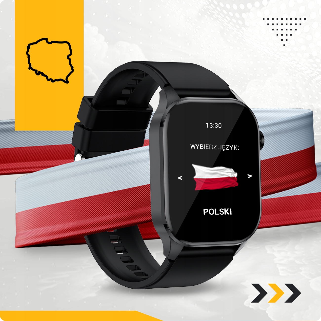 SMARTWATCH DAMSKI POMIAR GLUKOZY CIŚNIENIE KROKI MENU PL ROZMOWY 2 PASKI Rodzaj cyfrowe